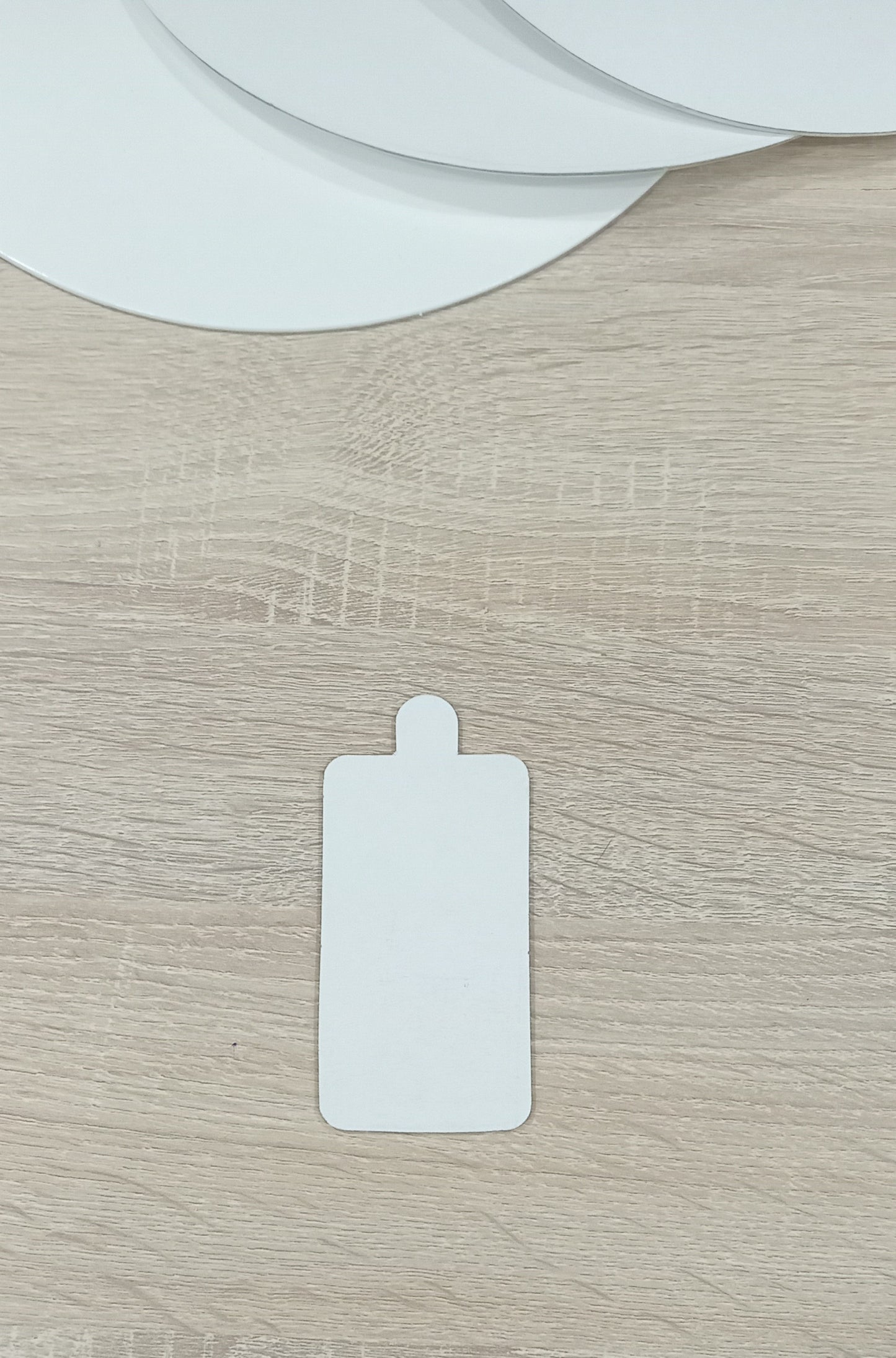 Languettes pâtissières blanches en plusieurs formes Livpack