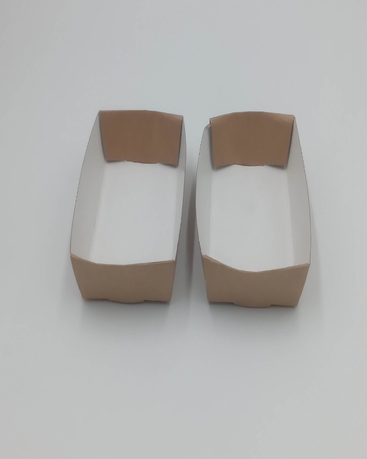 Barquettes alimentaires en carton kraft pour snack et fast food