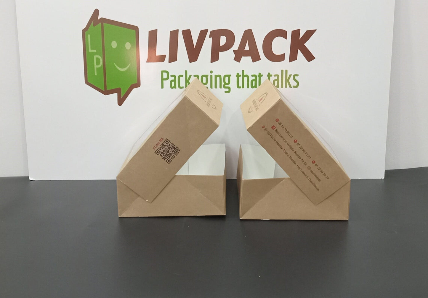 Boîte pâtisserie avec fenêtre PVC