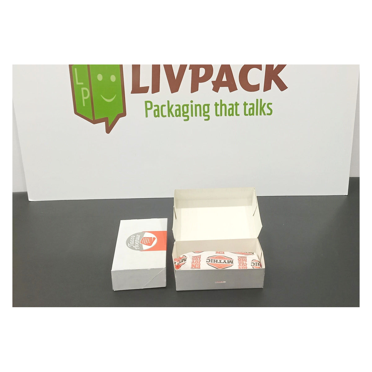 Coloured sandwich box with custom logo printing