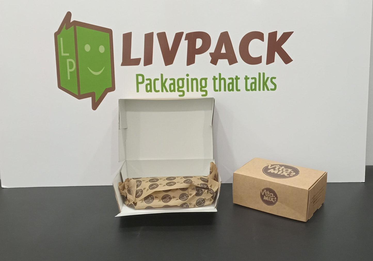 Boîte sandwich personnalisée kraft avec impression logo – Emballage restauration rapide Livpack