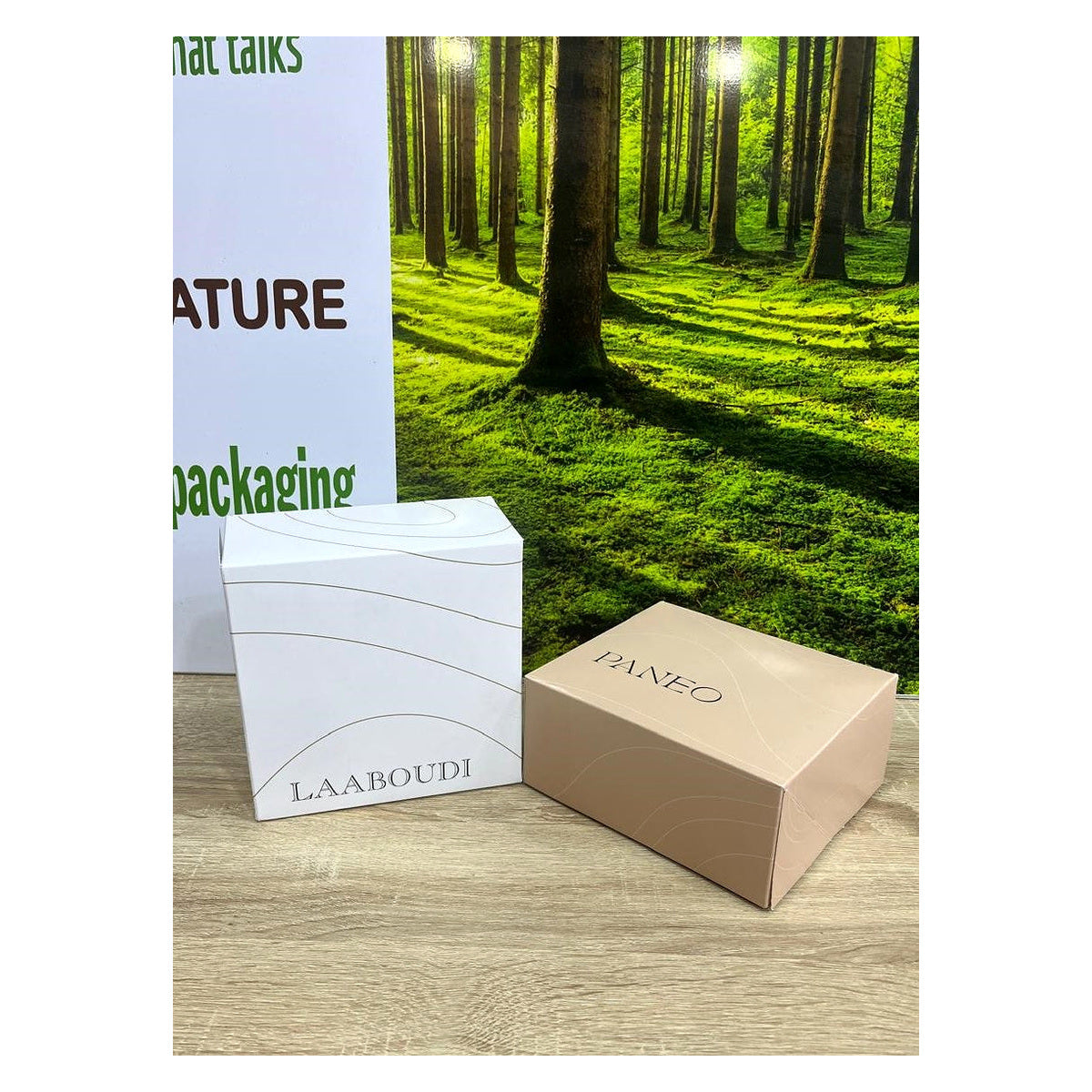 Boîtes pâtisserie personnalisées premium avec logo, carton alimentaire haut de gamme, packaging élégant pour pâtisserie – Livpack Maroc