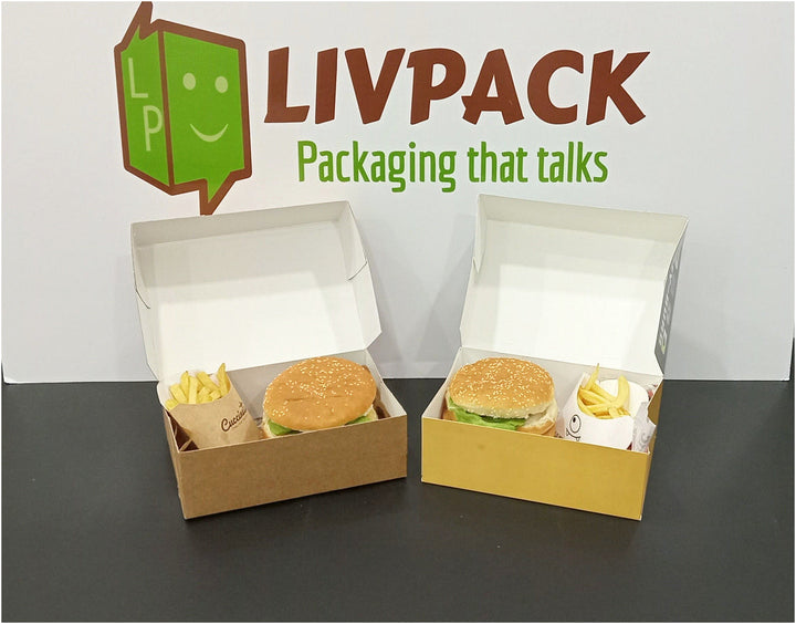 Envase personalizado para comida rápida para llevar