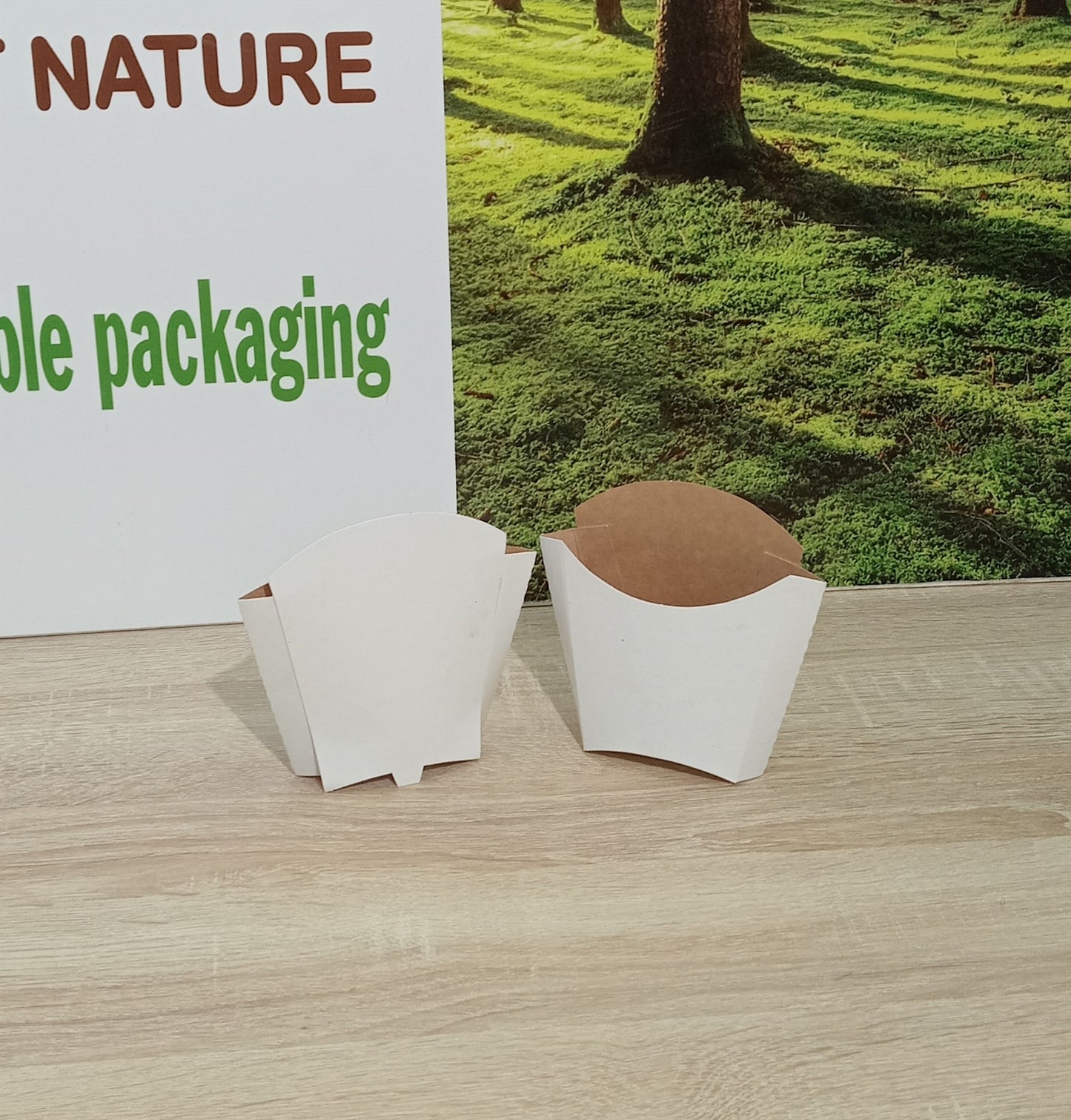 Emballages kraft pour frites – restauration rapide et snack