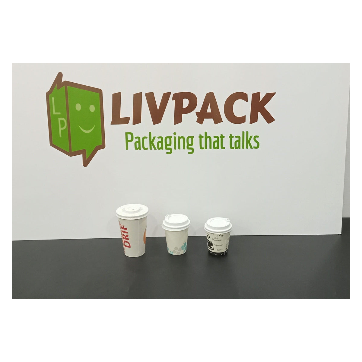 Gobelets personnalisés coloré – Café ou jus – impression quadri – Livpack