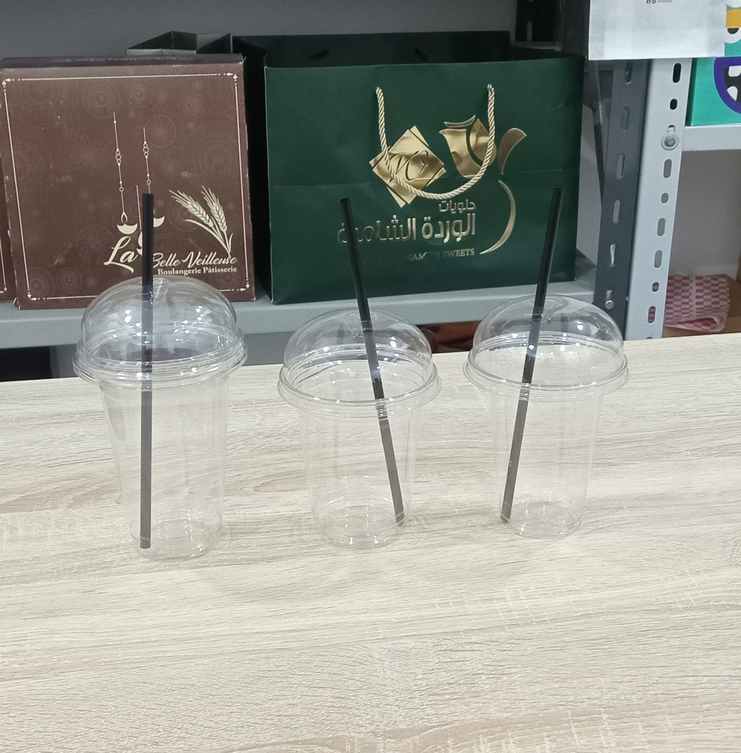 Gobelets transparents avec couvercle bombé – 12 à 16 oz