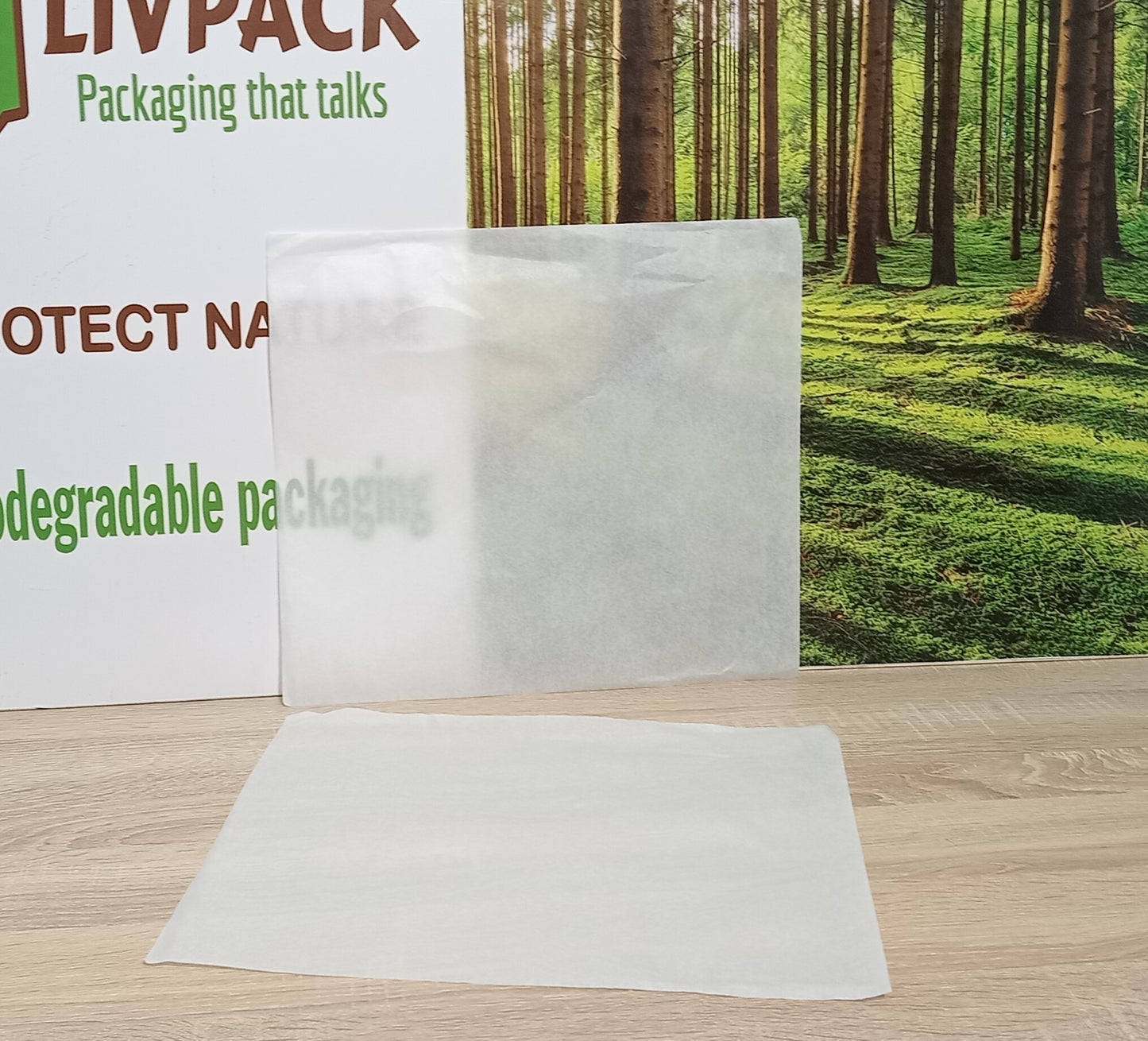 Papier kraft blanc pour emballage burger