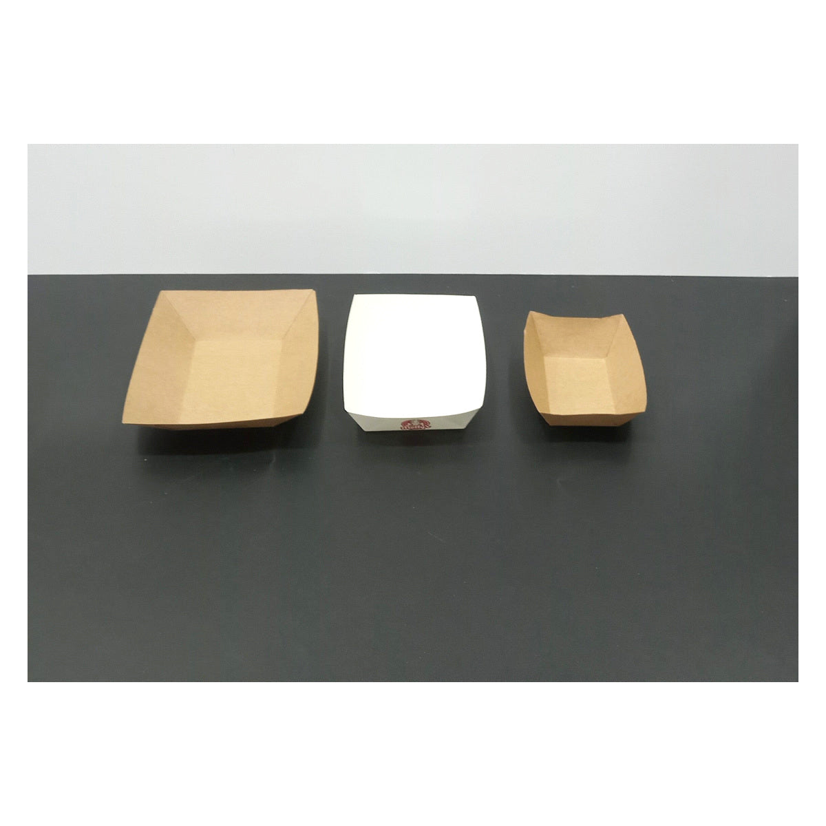 Custom takeaway food tray in a standard size