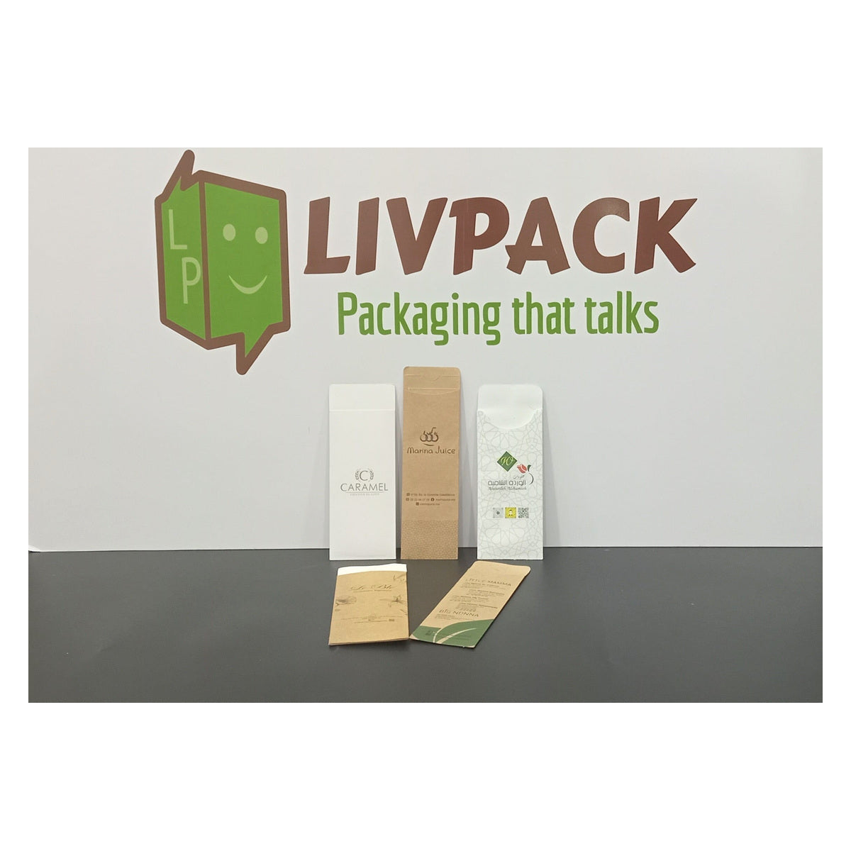 Porte-couverts en carton kraft ou blanc – Impression personnalisée – Livpack