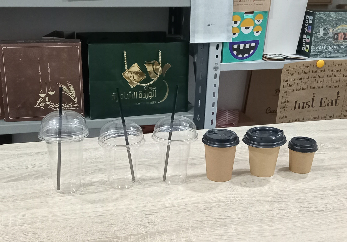 Présentation produit gobelets Livpack Express – vue packagée