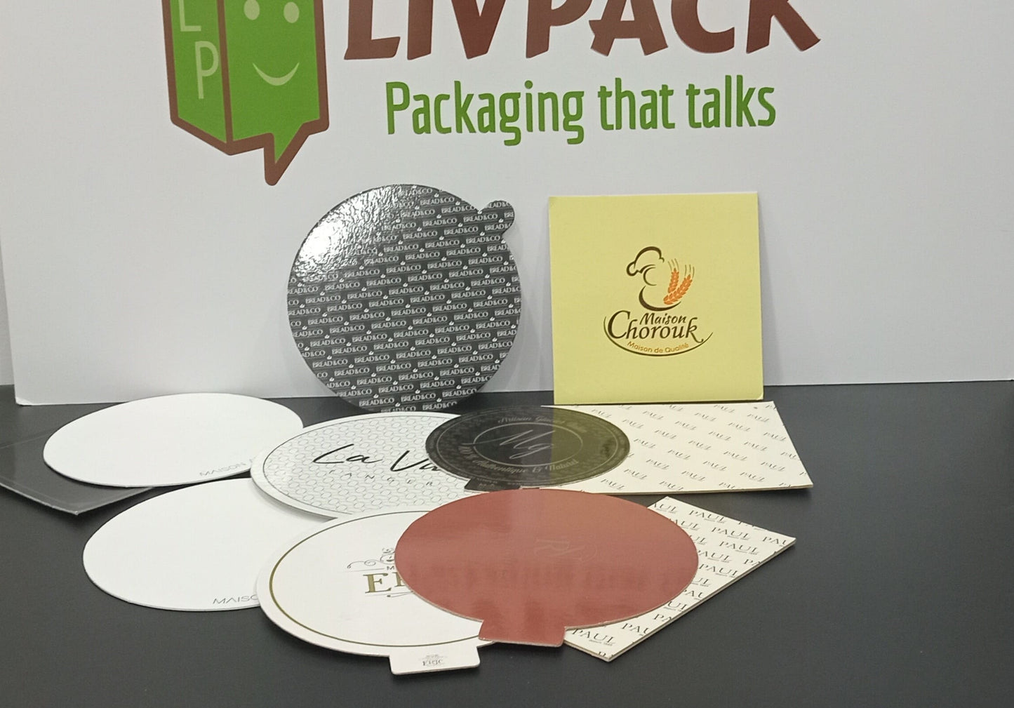 Sous-gâteaux pâtisserie personnalisés – Livpack Packaging