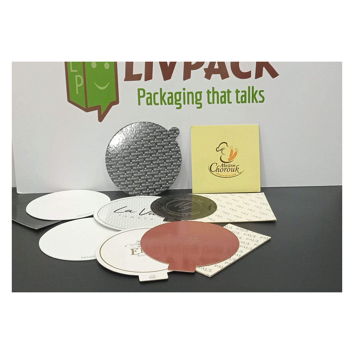 Sous-gâteaux pâtisserie personnalisés – Livpack Packaging