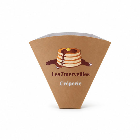 Support crêpe blanc imprimé – petit et grand modèle