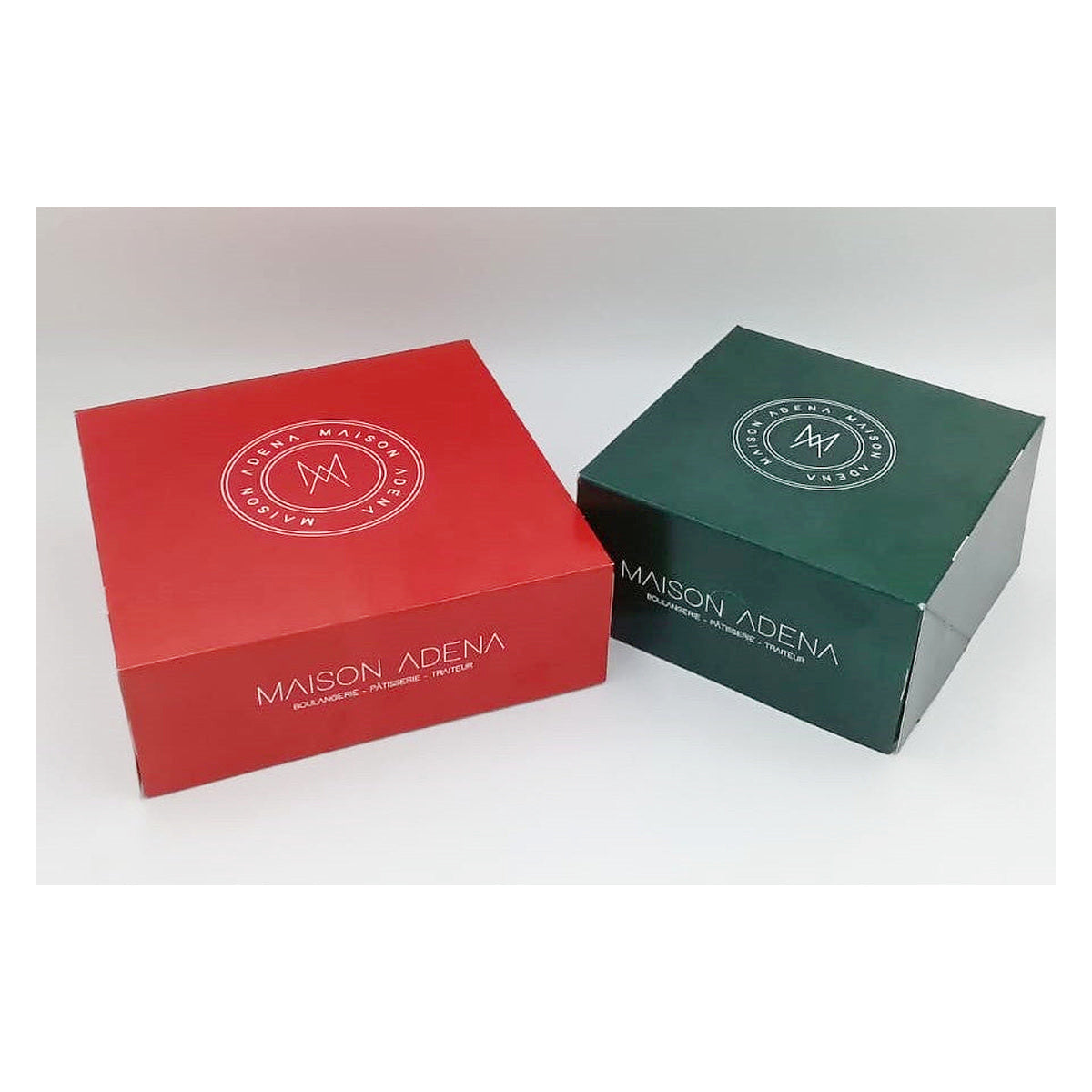 Pastry box with offset printing