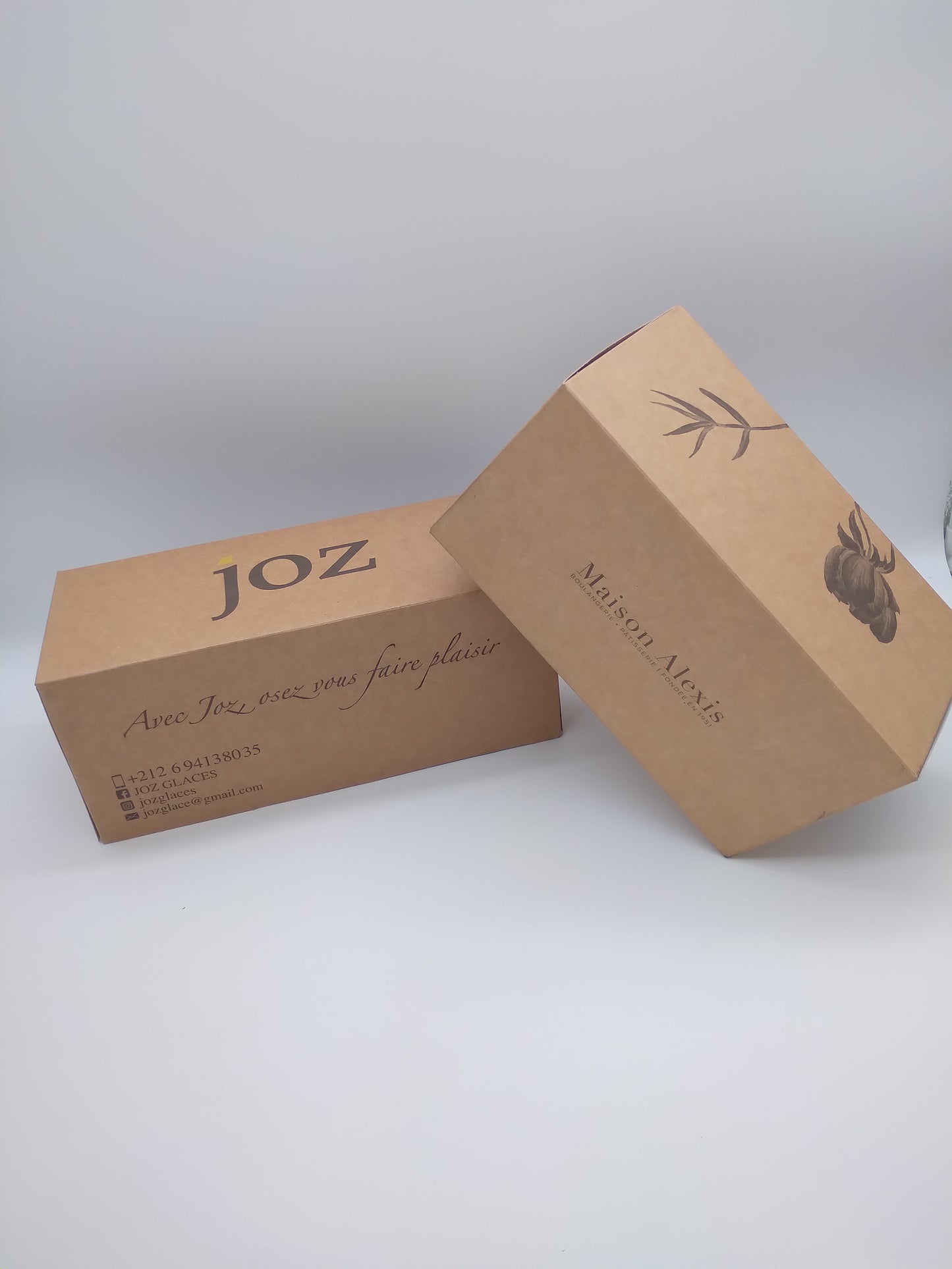 boîtes pâtisserie personnalisées avec logo – kraft