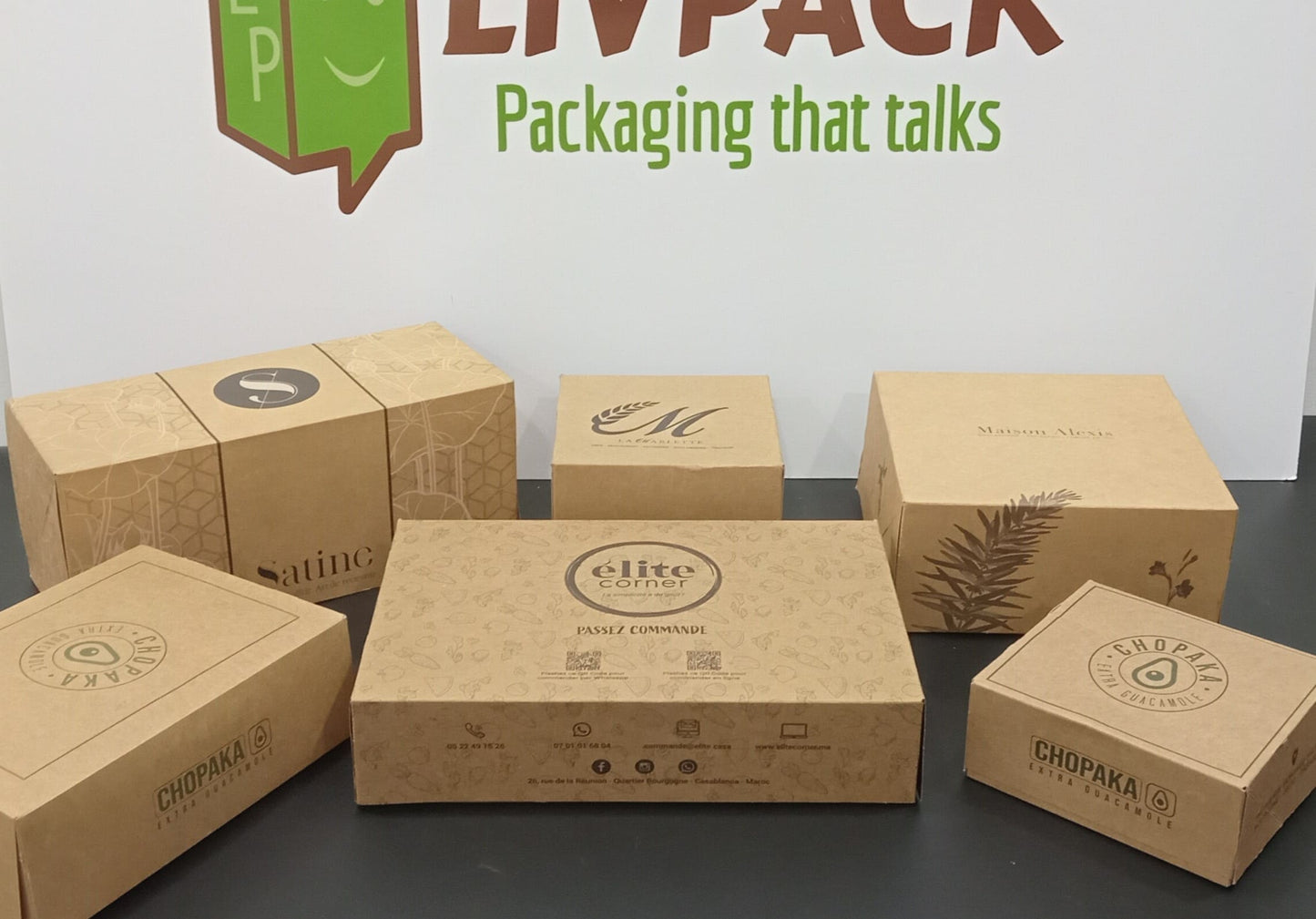 boîtes pâtissières personnalisées avec logo – kraft