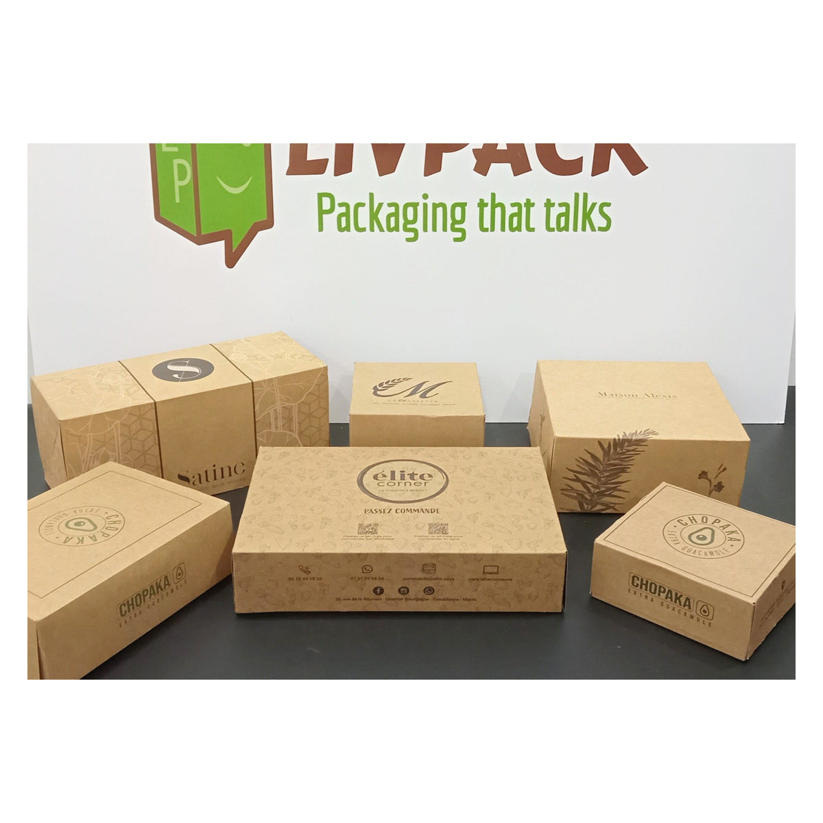 Custom kraft pastry boxes with logos