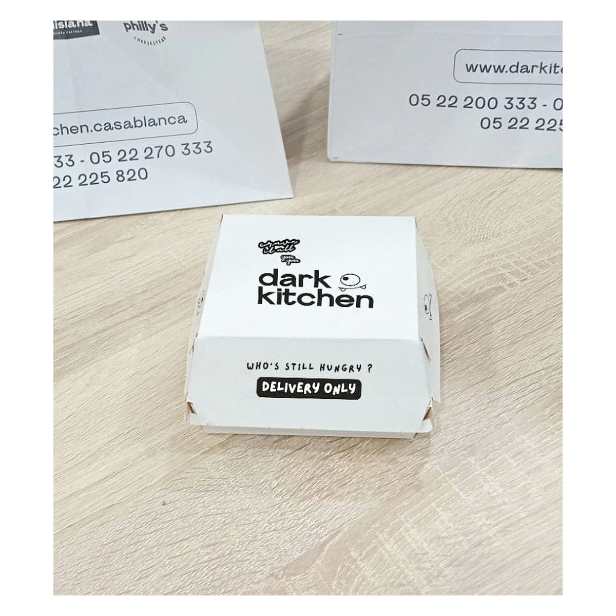 Made-to-measure burger packaging