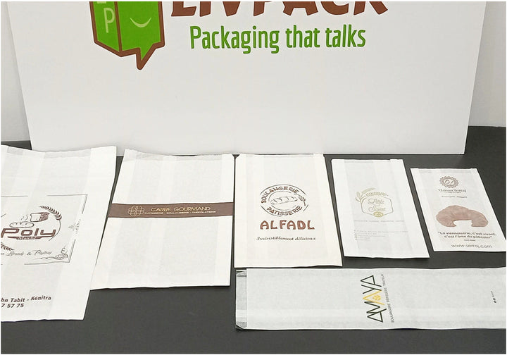 Bolsas de papel personalizadas para pan y bollería