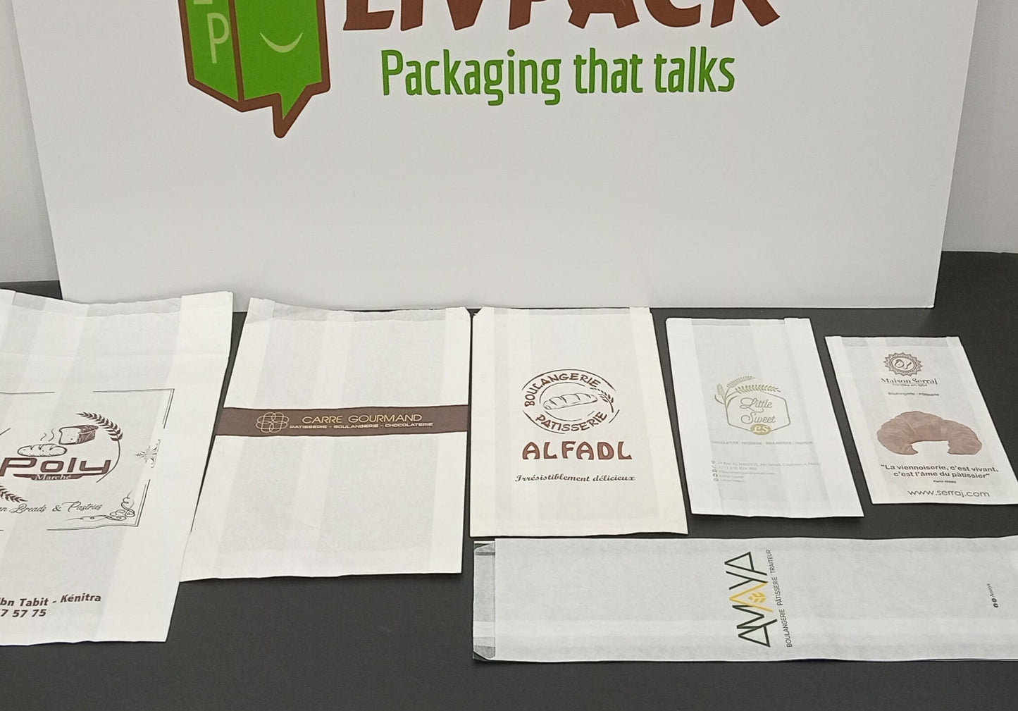 sachets emballage pain et viennoiserie – personnalisés et écologiques