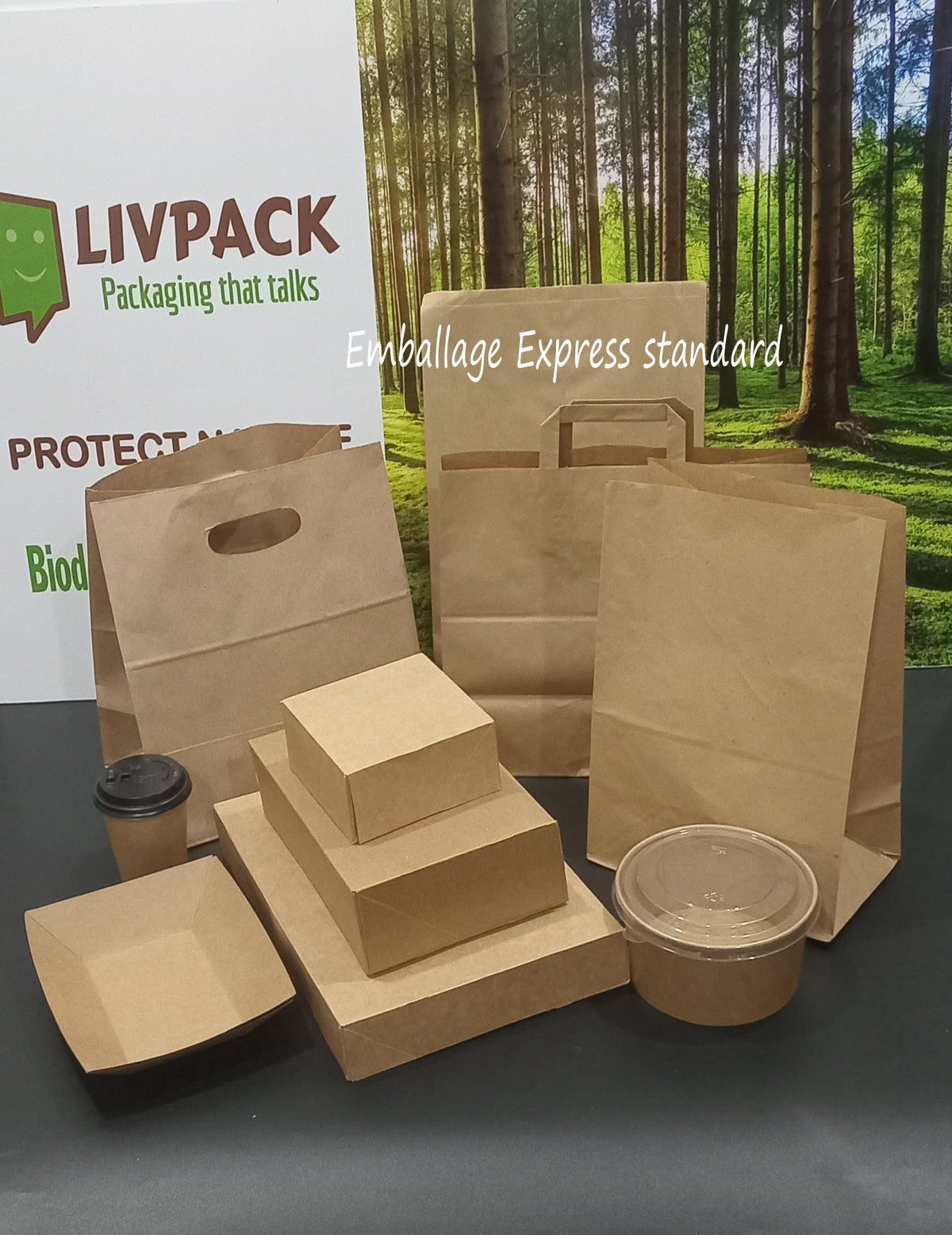 Emballage Express Standard Sans Logo – Livraison Rapide | LIVPACK