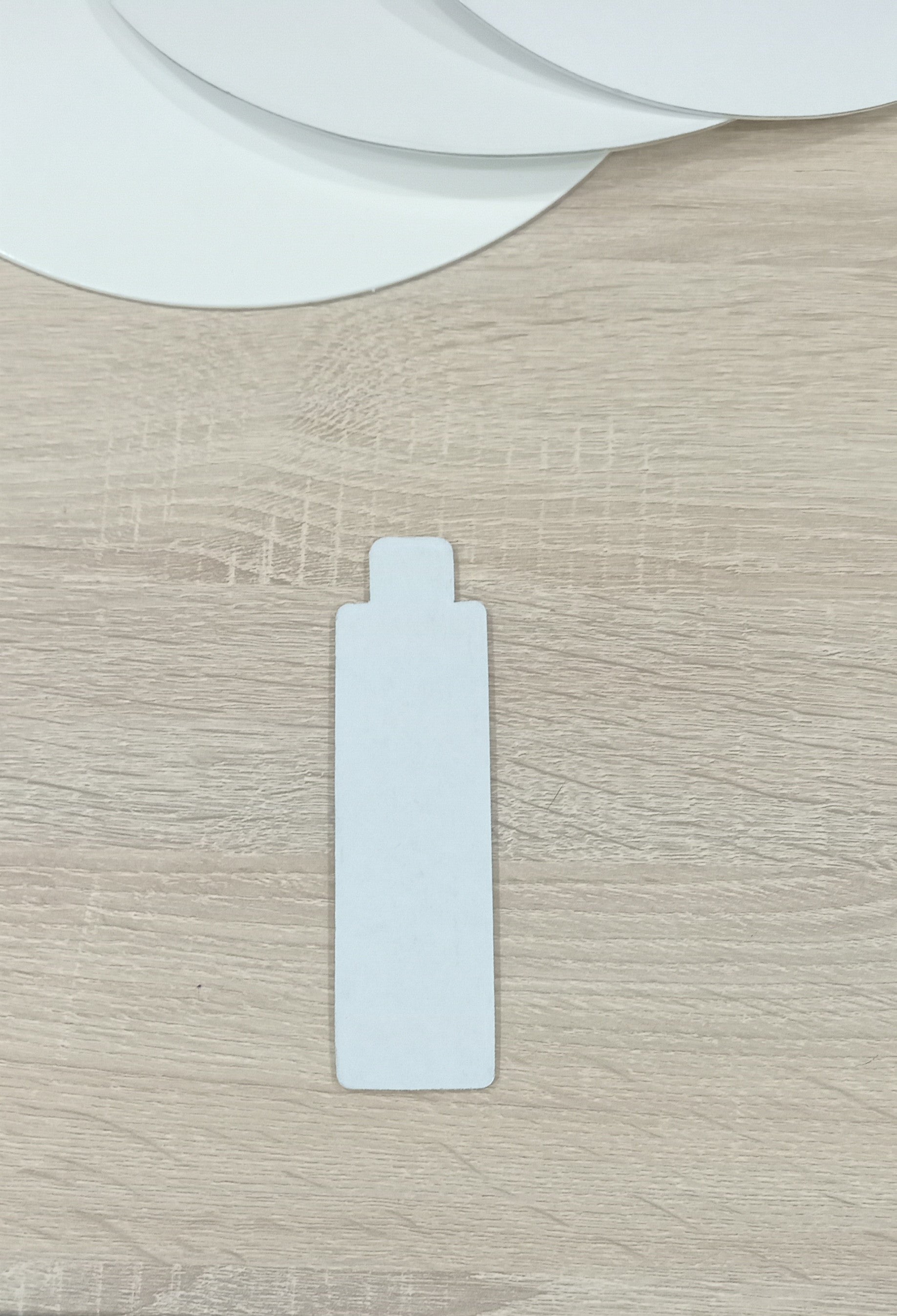 Languettes pâtissières blanches en plusieurs formes Livpack