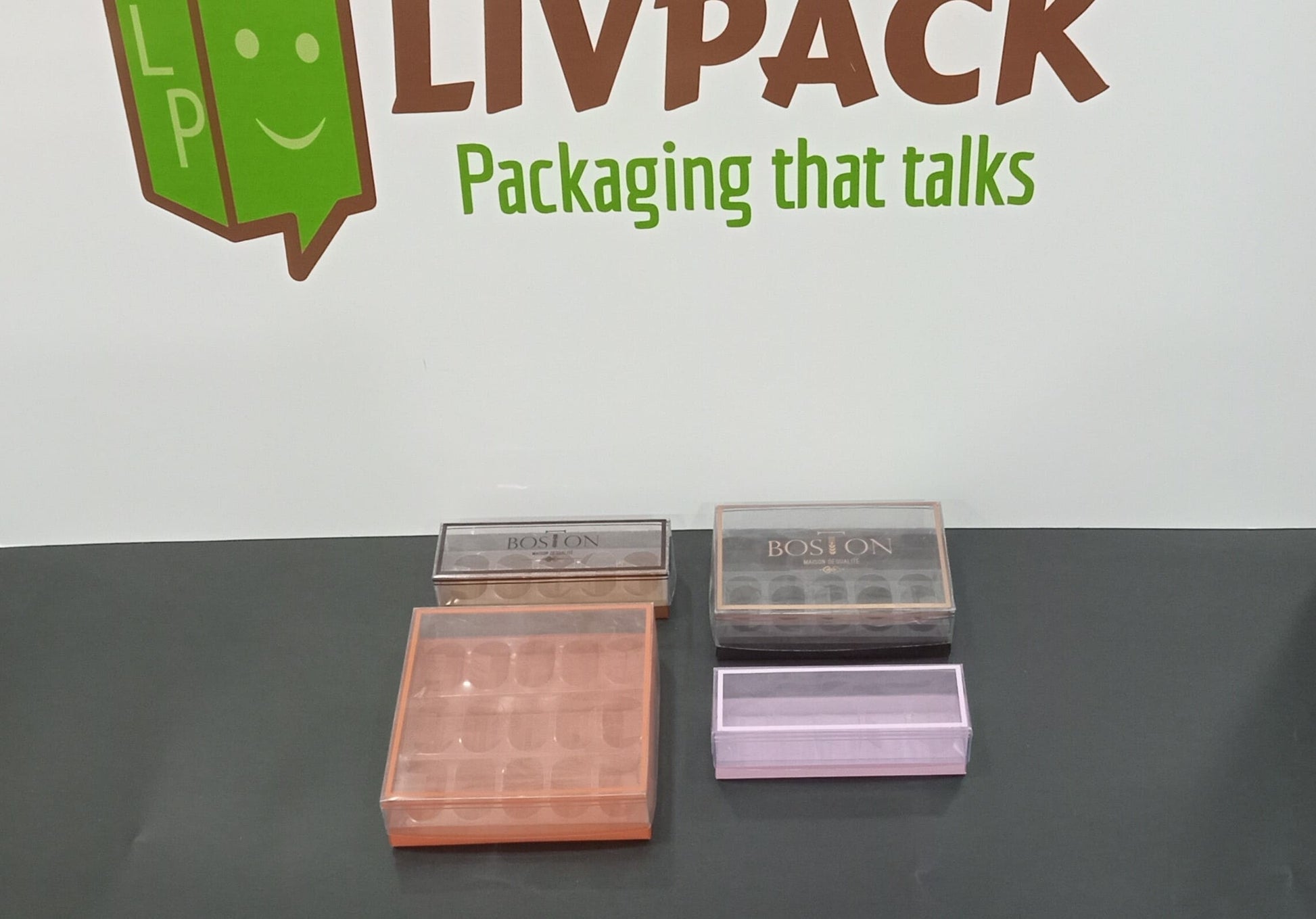Packaging de macarons avec couvercle personnalisé