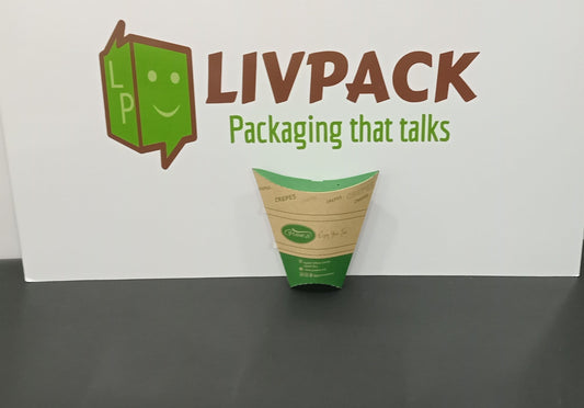Porte crêpe kraft personnalisé avec logo
