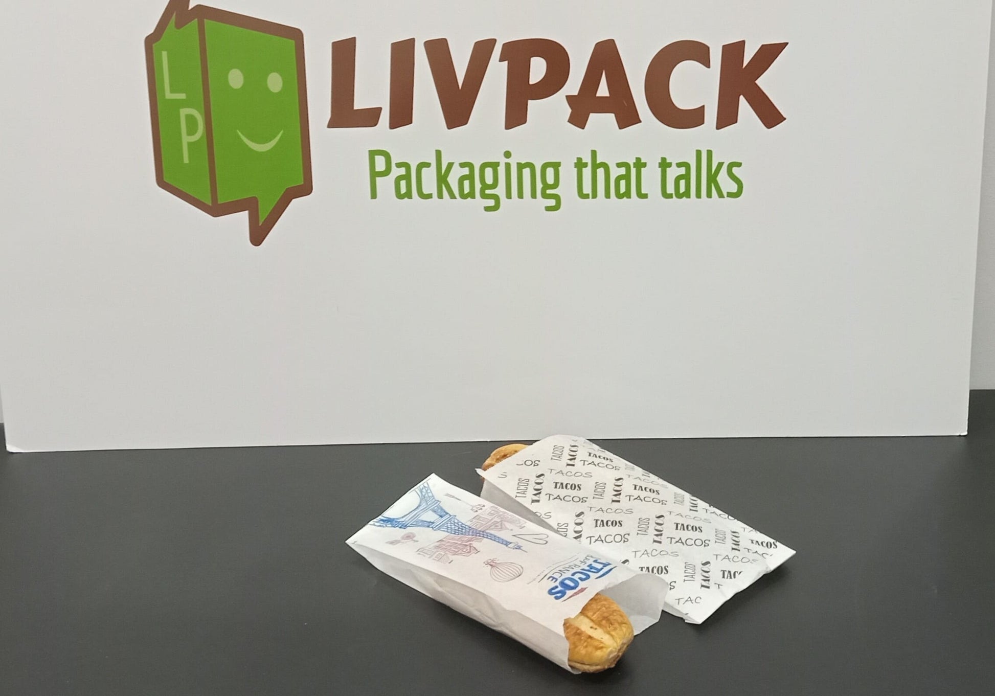 Sachet sandwich papier personnalisé avec logo