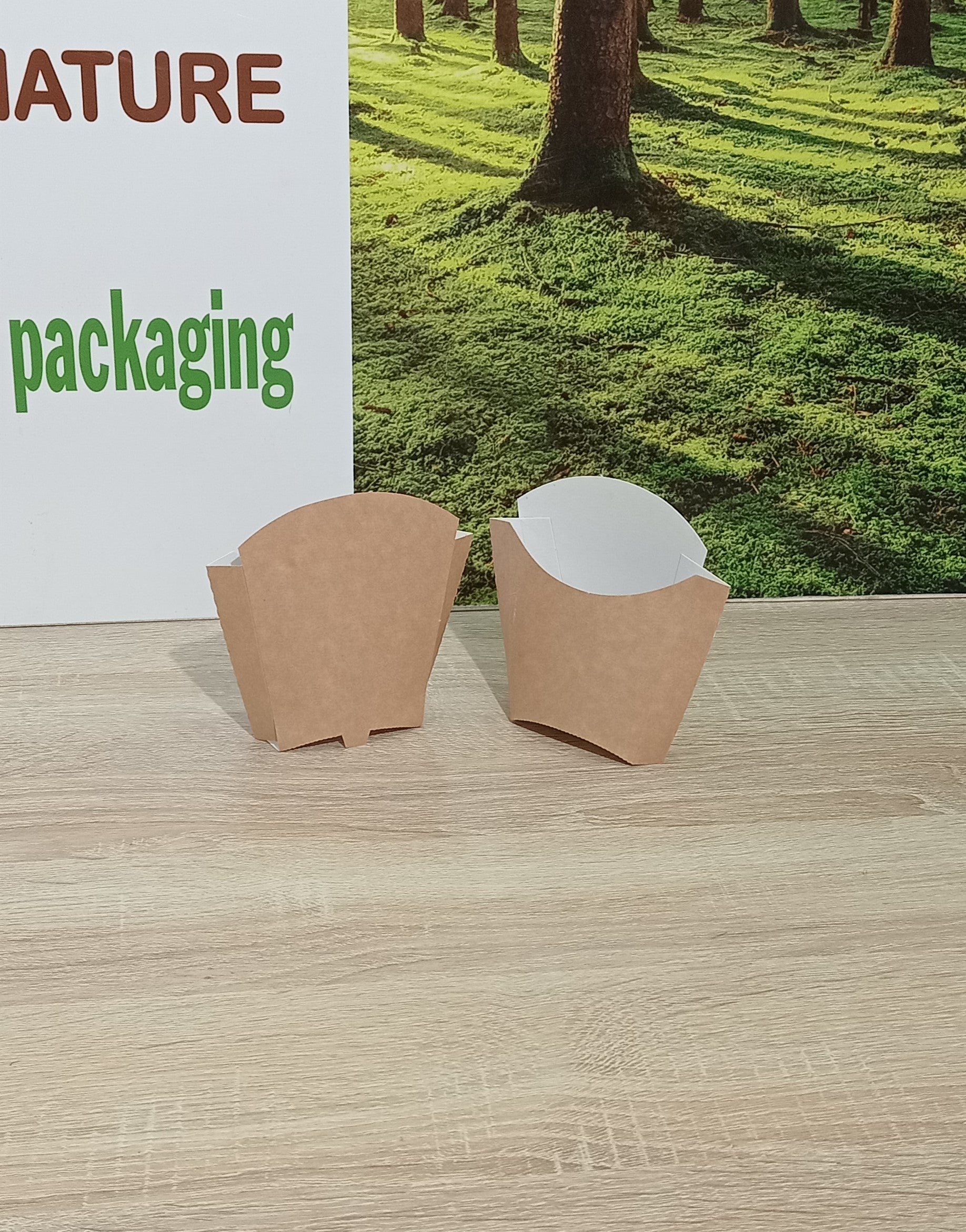Sachets frites en papier kraft personnalisables Livpack