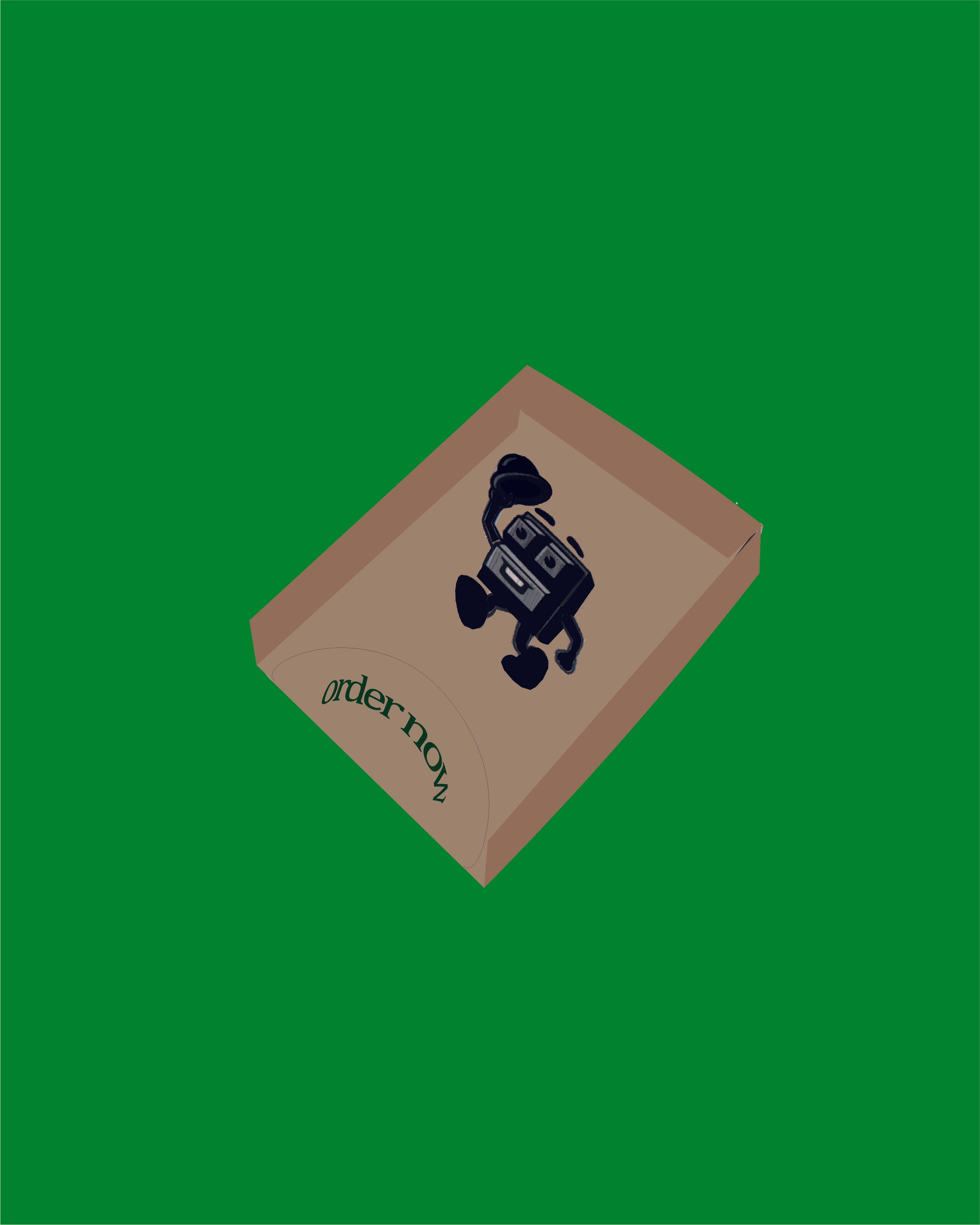 Support à gaufre kraft personnalisé avec logo