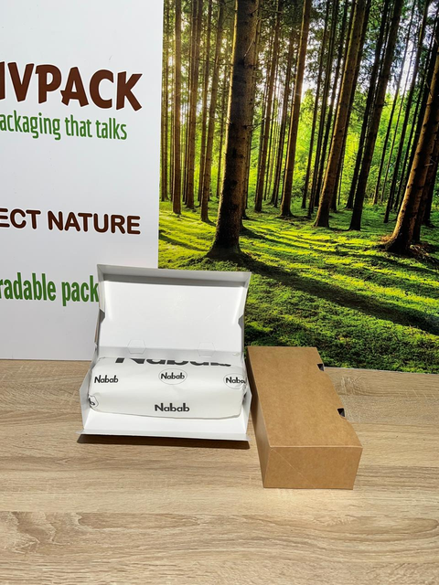 Kraft sandwich box 24x12x7 cm – Pack of 50 | Taco, kebab, snack packaging