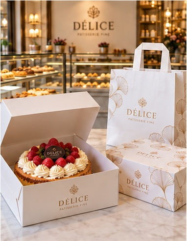 Emballage pâtisserie personnalisé