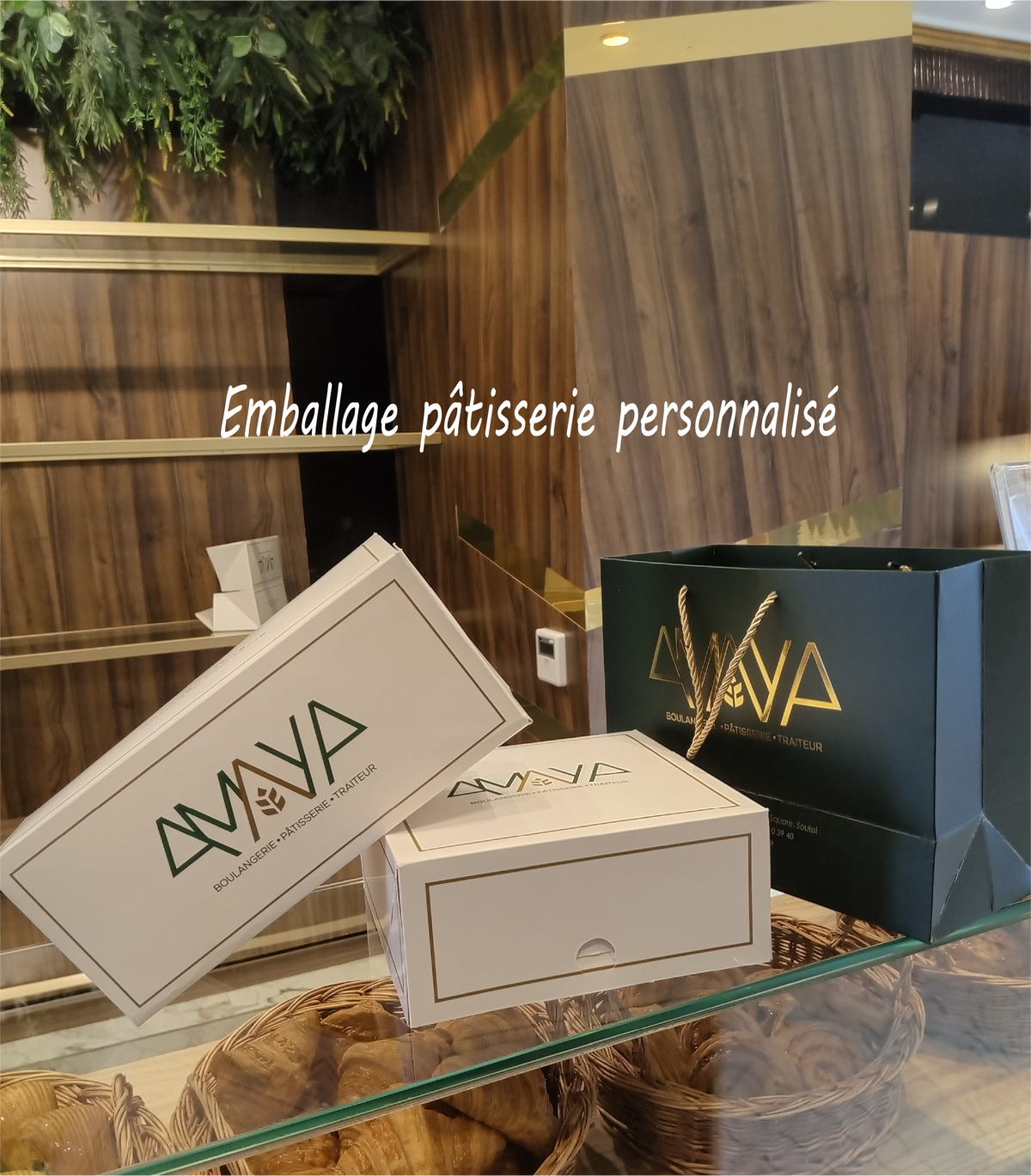 Emballage pâtisserie personnalisé