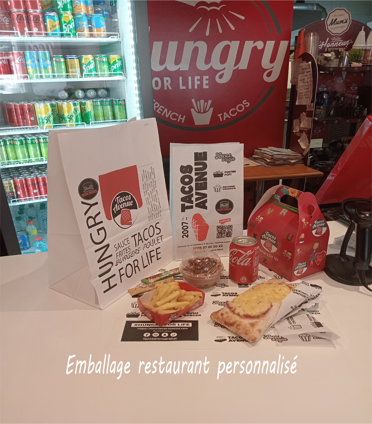 Emballage restaurant personnalisé