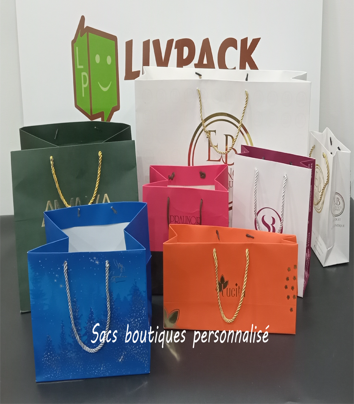 Sacs boutiques personnalisés